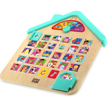 Alltoys Domeček dřevěný s abecedou