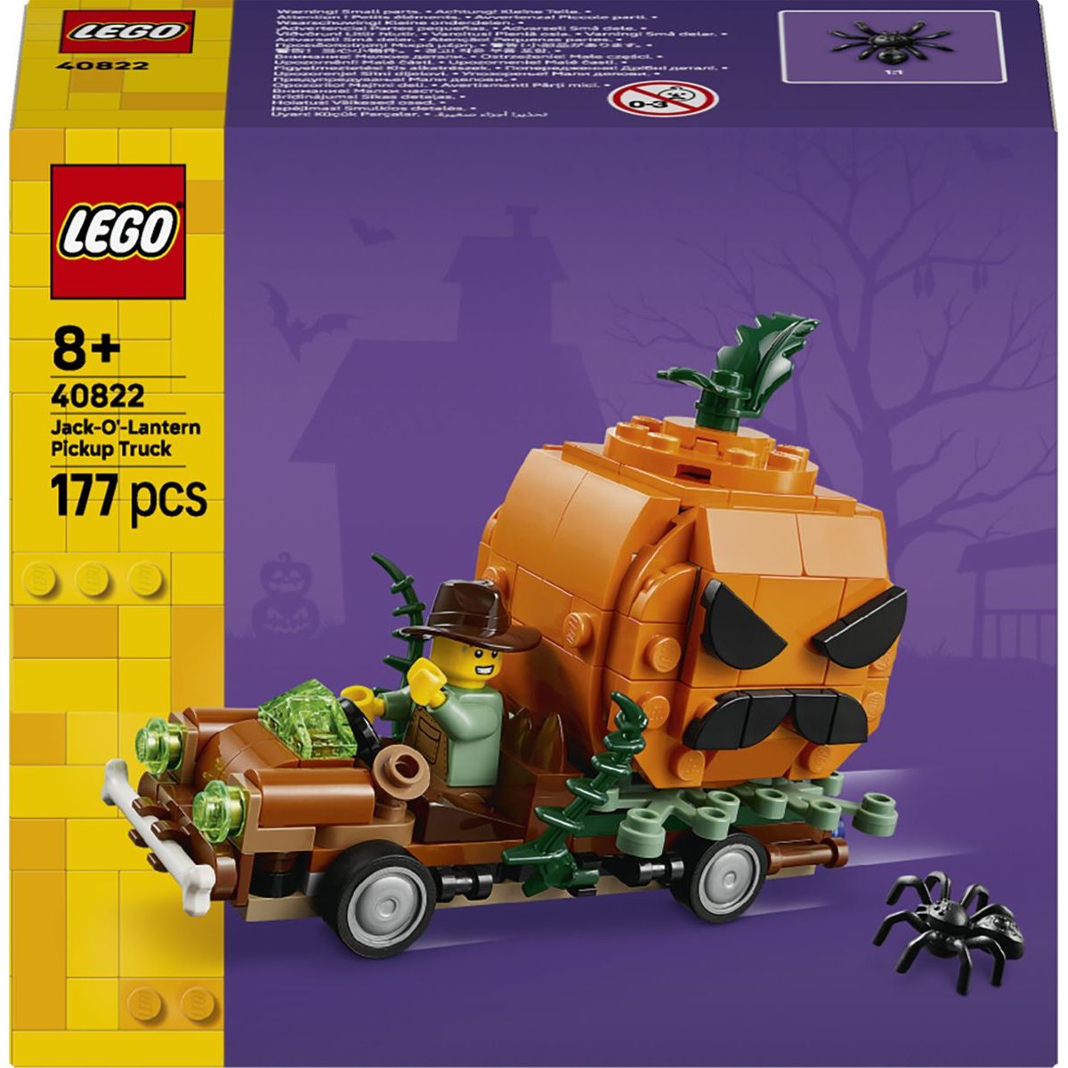 LEGO® Iconic 40822 Pick-up s halloweenskými dýněmi