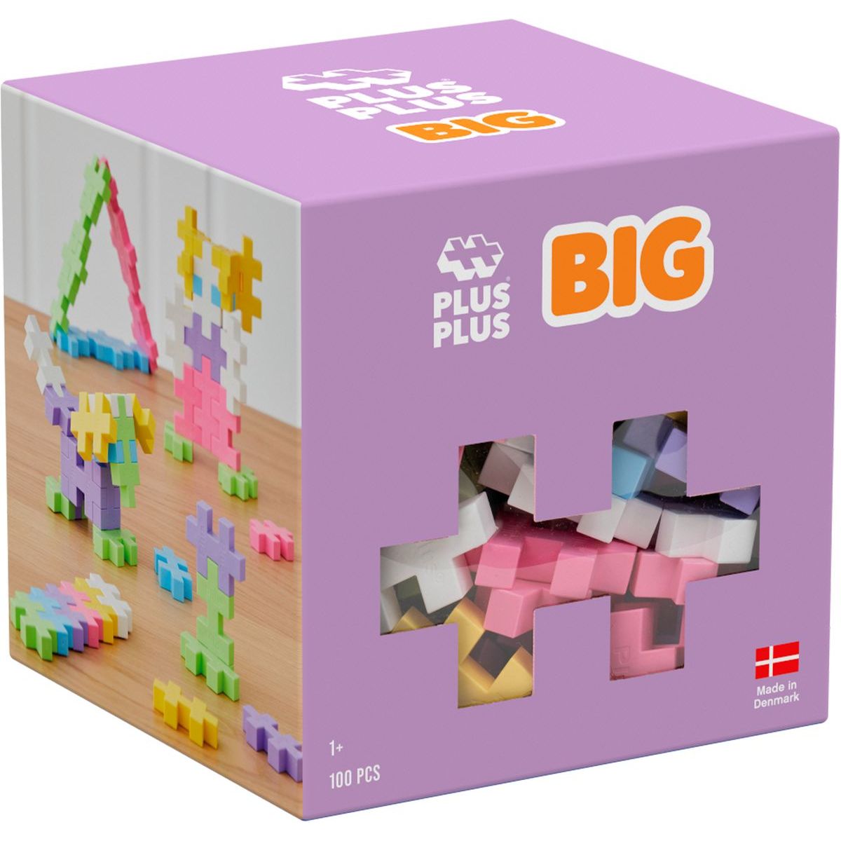 Plus Plus Big Pastel Mix 100 dílků