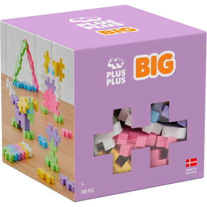 Plus Plus Big Pastel Mix 100 dílků