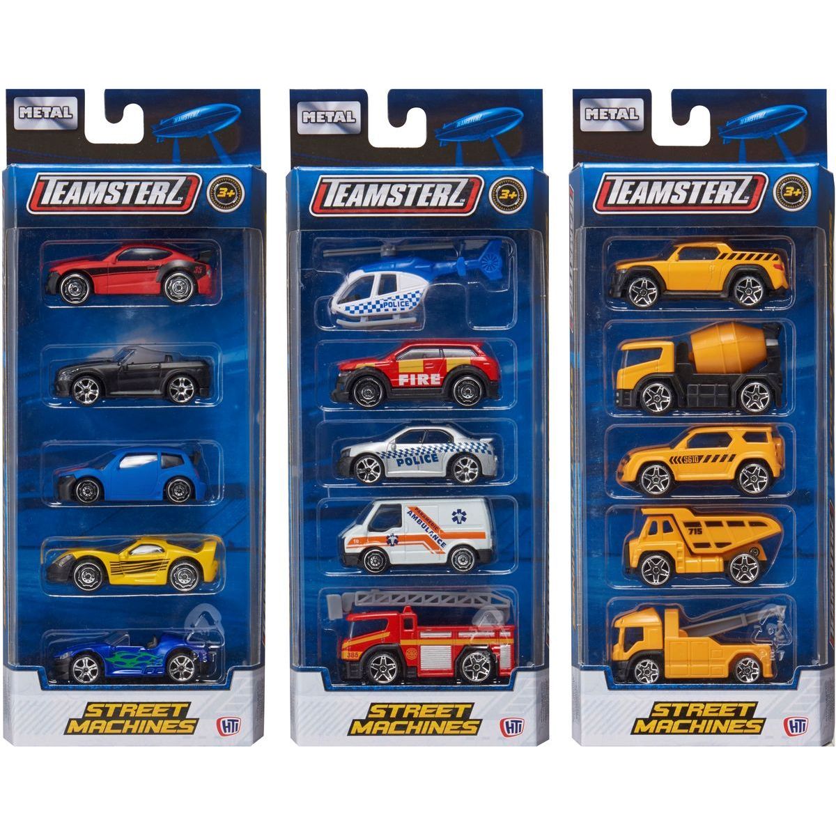 Halsall Teamsterz 5pack autíčka