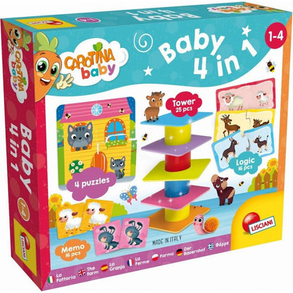 Liscianigiochi Carotina baby - Hry 4 v 1
