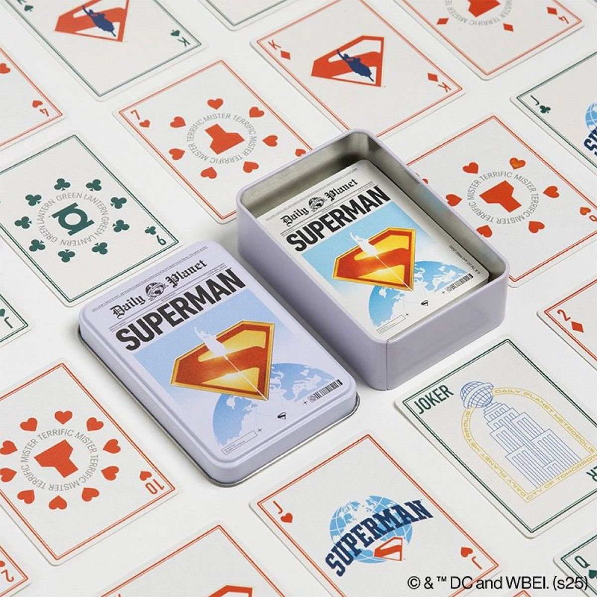 Paladone Superman Hrací karty (plechový box)