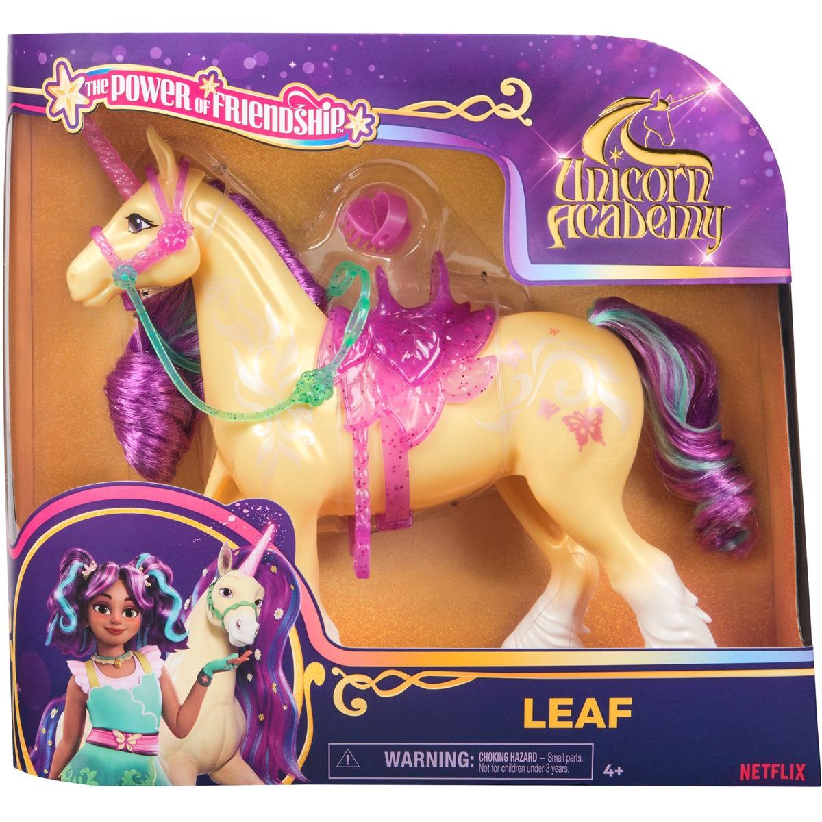 Unicorn Academy česací jednorožec 24 cm Leaf