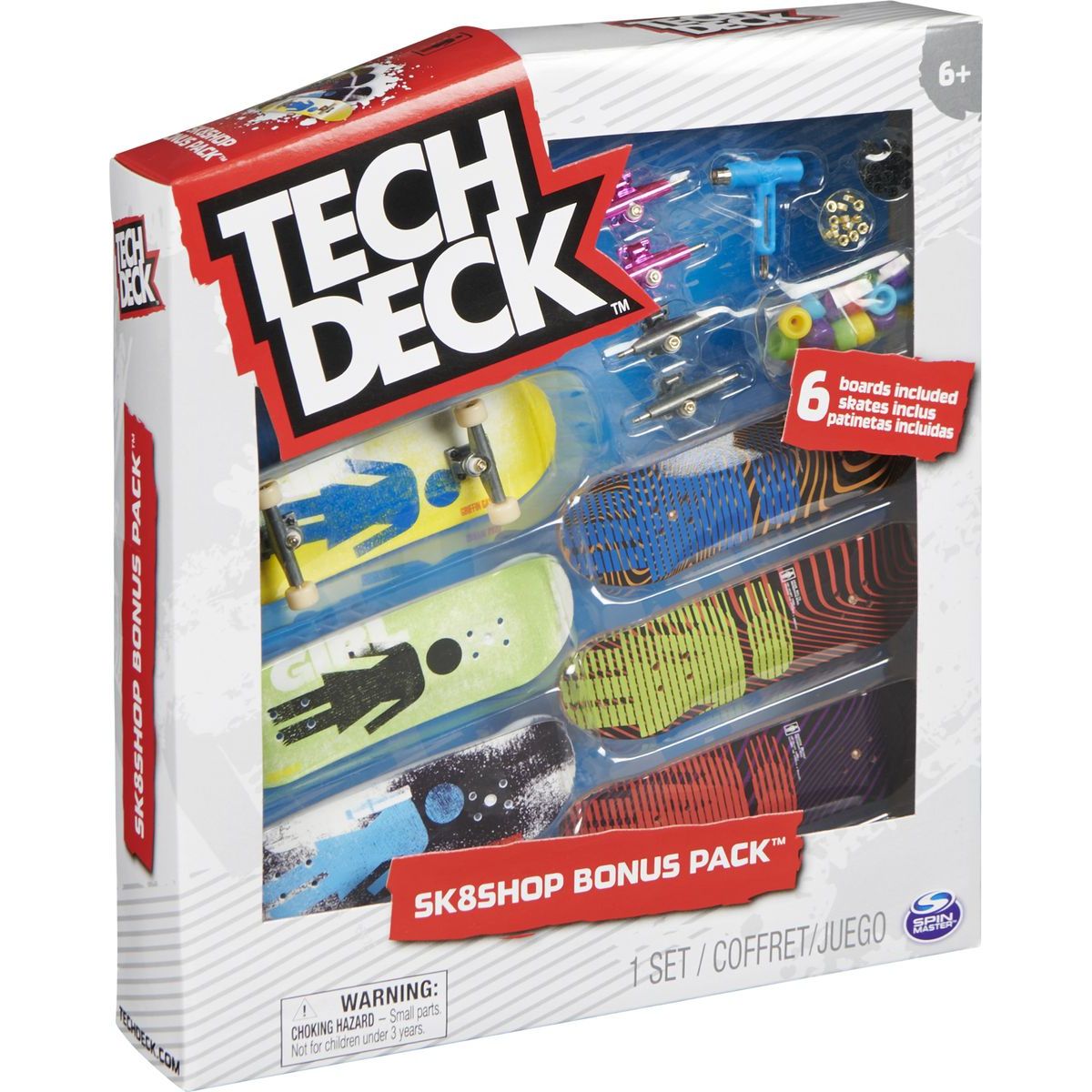 Tech Deck Skateshop 6 ks s příslušenstvím Figure