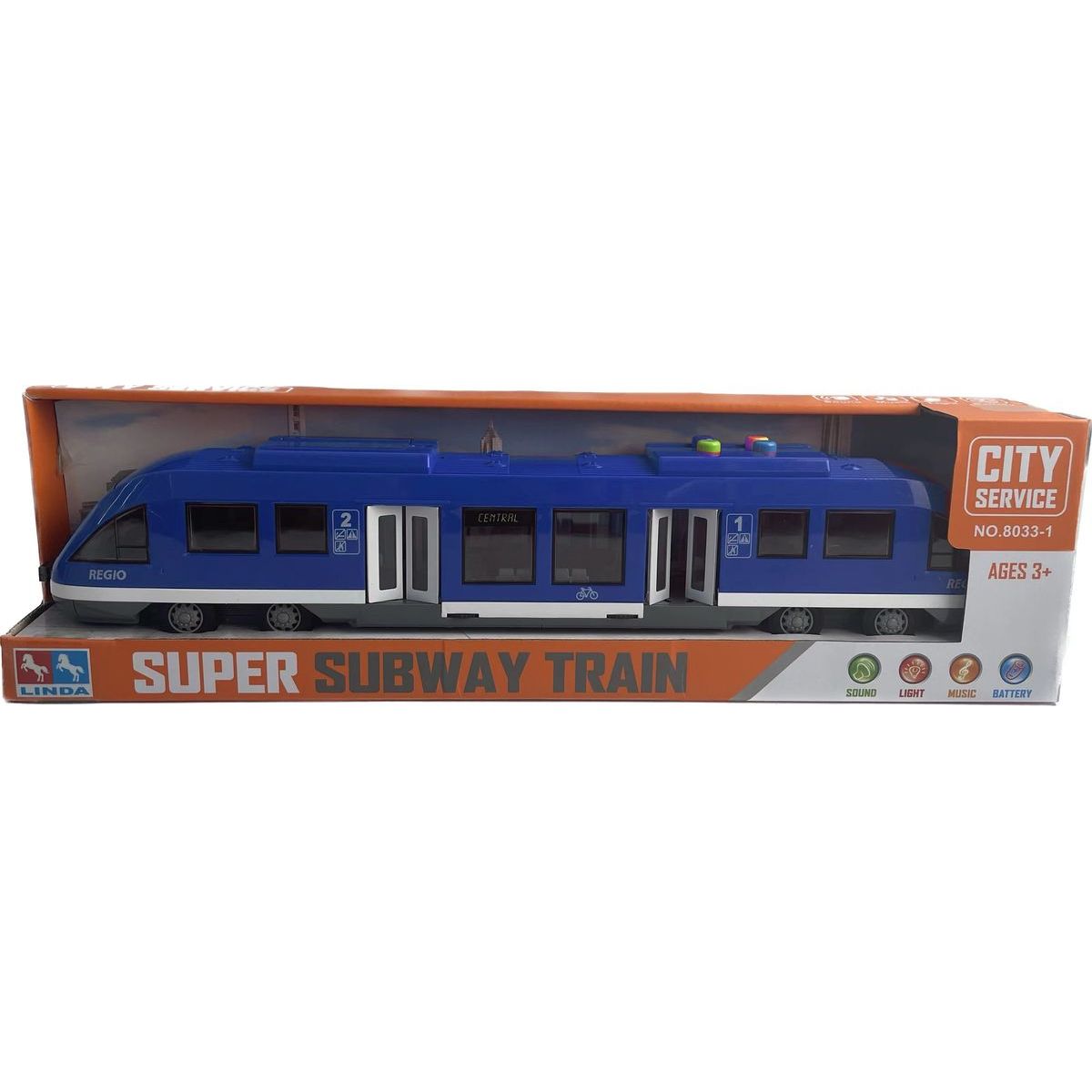 Alltoys Metro se světelným efektem modré