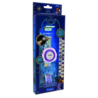 Lexibook Digitální promítací hodinky Disney Wish s 20 obrázky