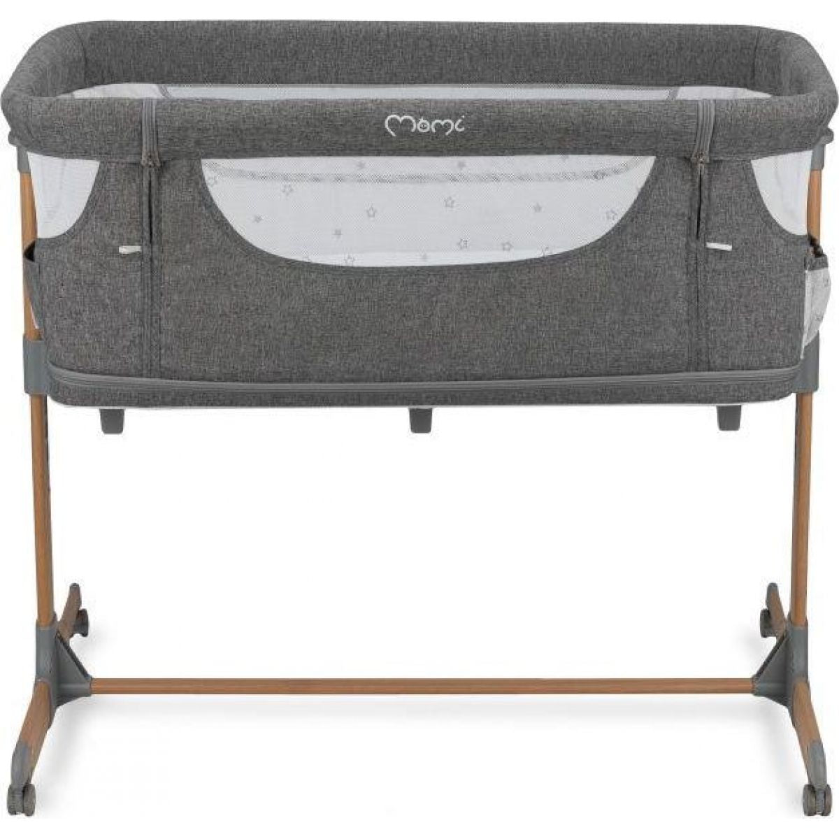 Postýlka MoMi Smart Bed 4 v 1 šedá - Poškozený obal