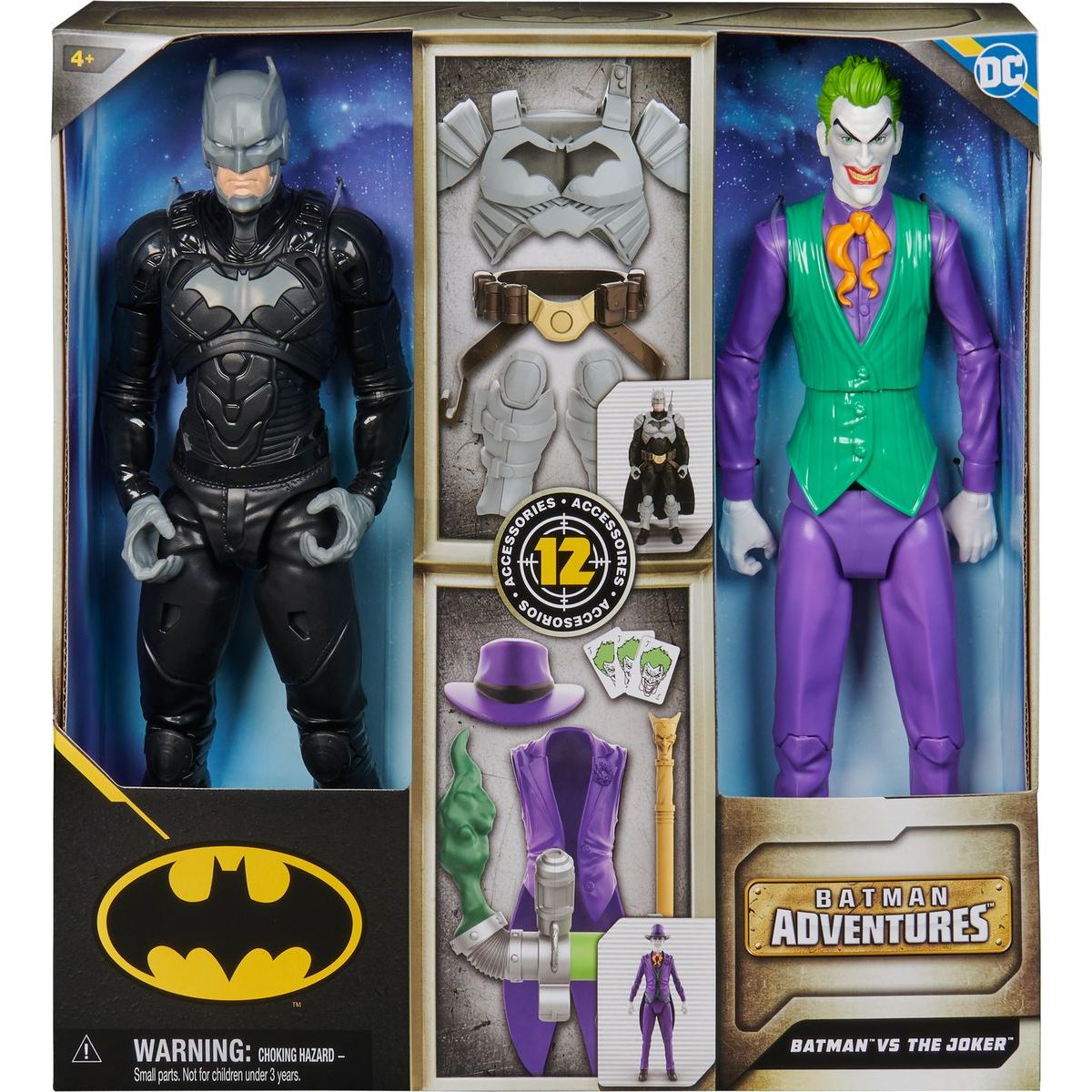 Spin Master Batman & Joker se speciální výstrojí 30 cm