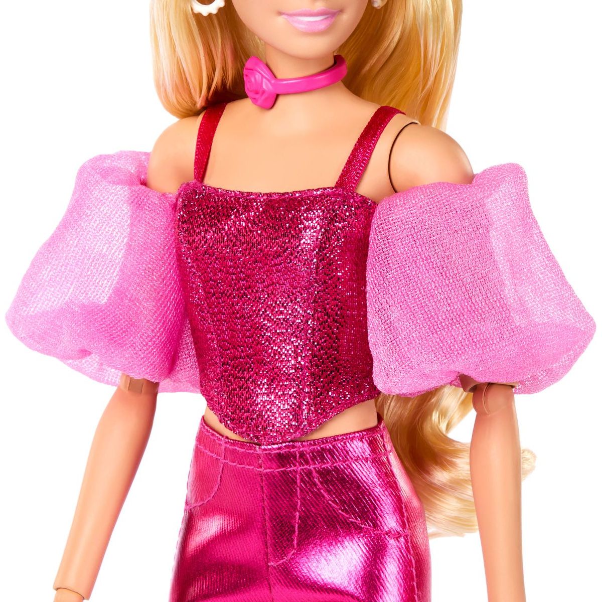 Barbie Deluxe modelka - růžový korzet