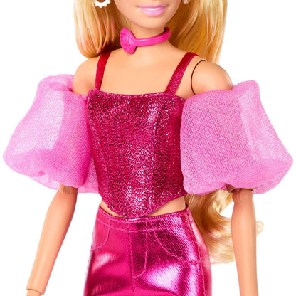 Barbie Deluxe modelka - růžový korzet