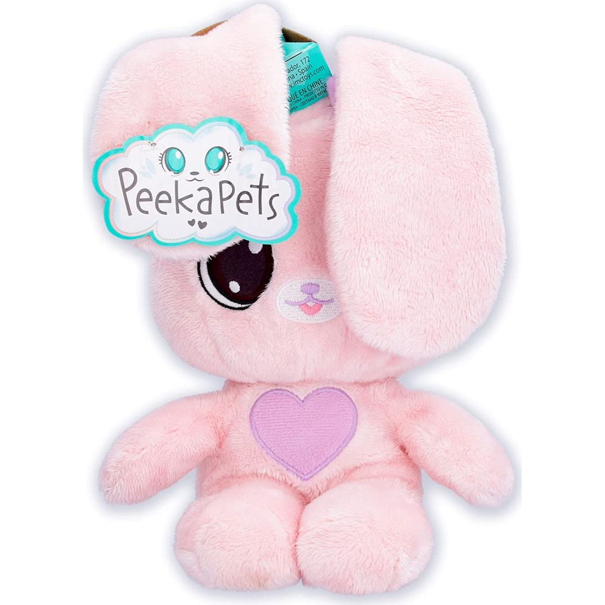 Peekapets Plyšový zajíček růžový
