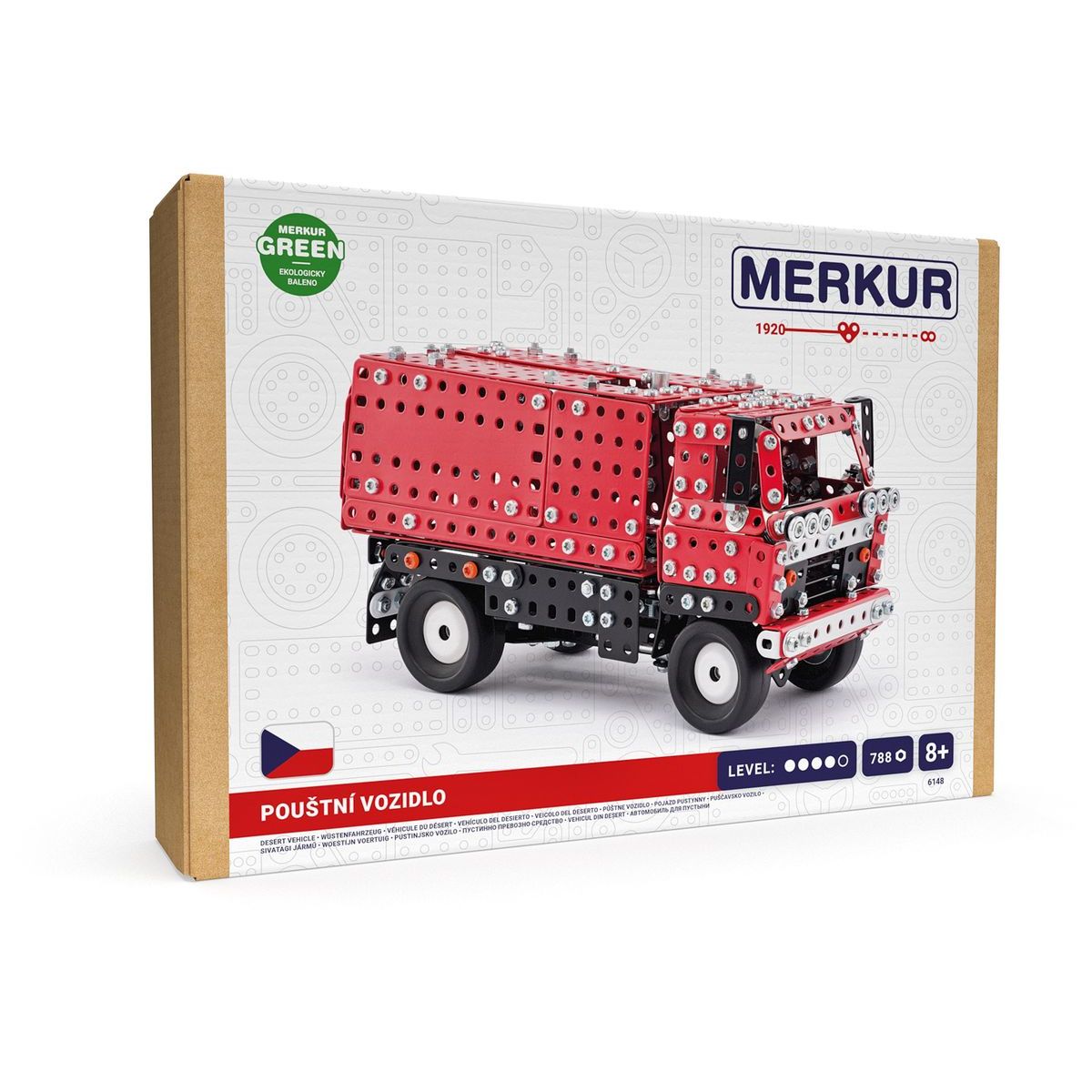 Merkur Pouštní vozidlo 4x4, 788 dílků