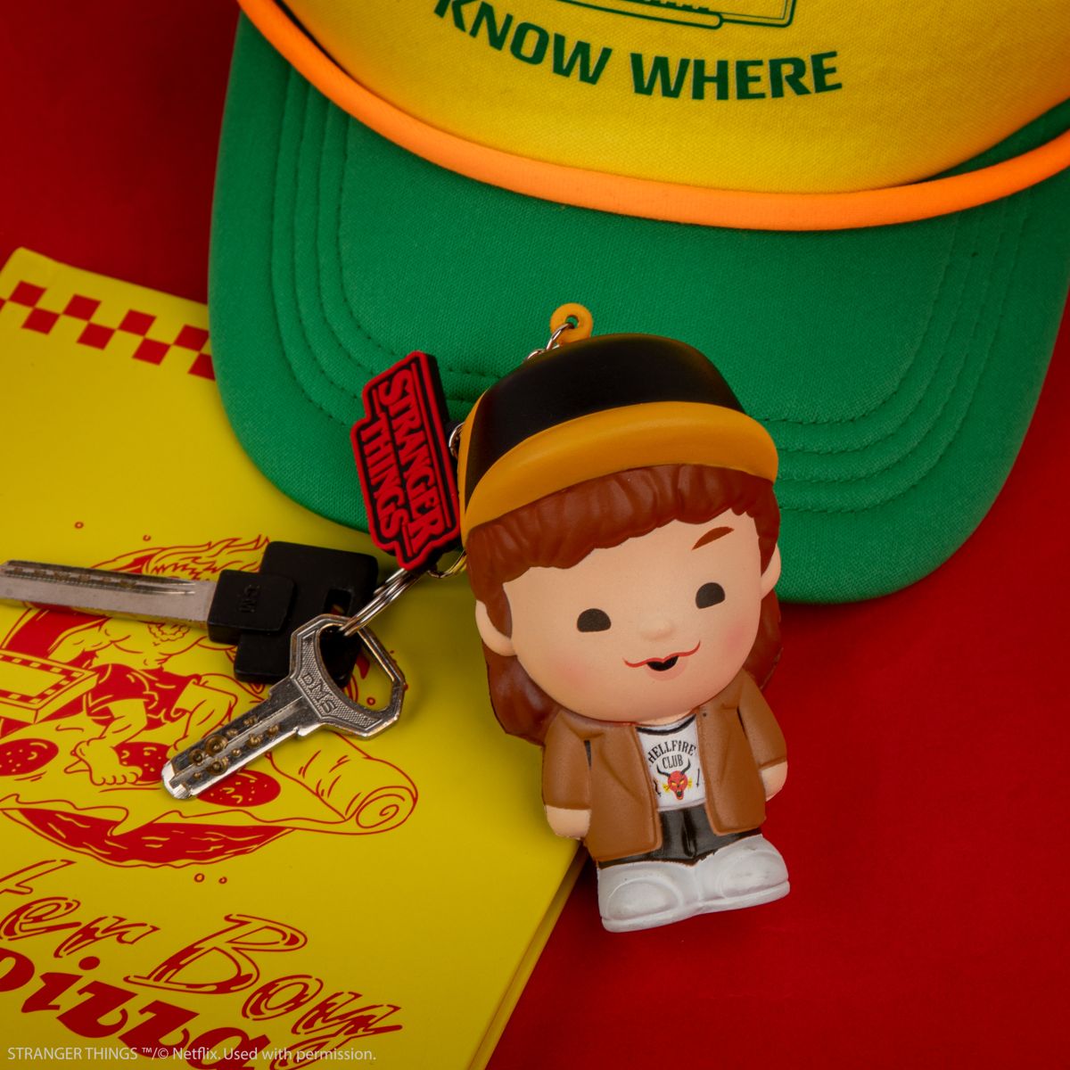 Cinereplicas Stranger Things Squishy klíčenka Dustin