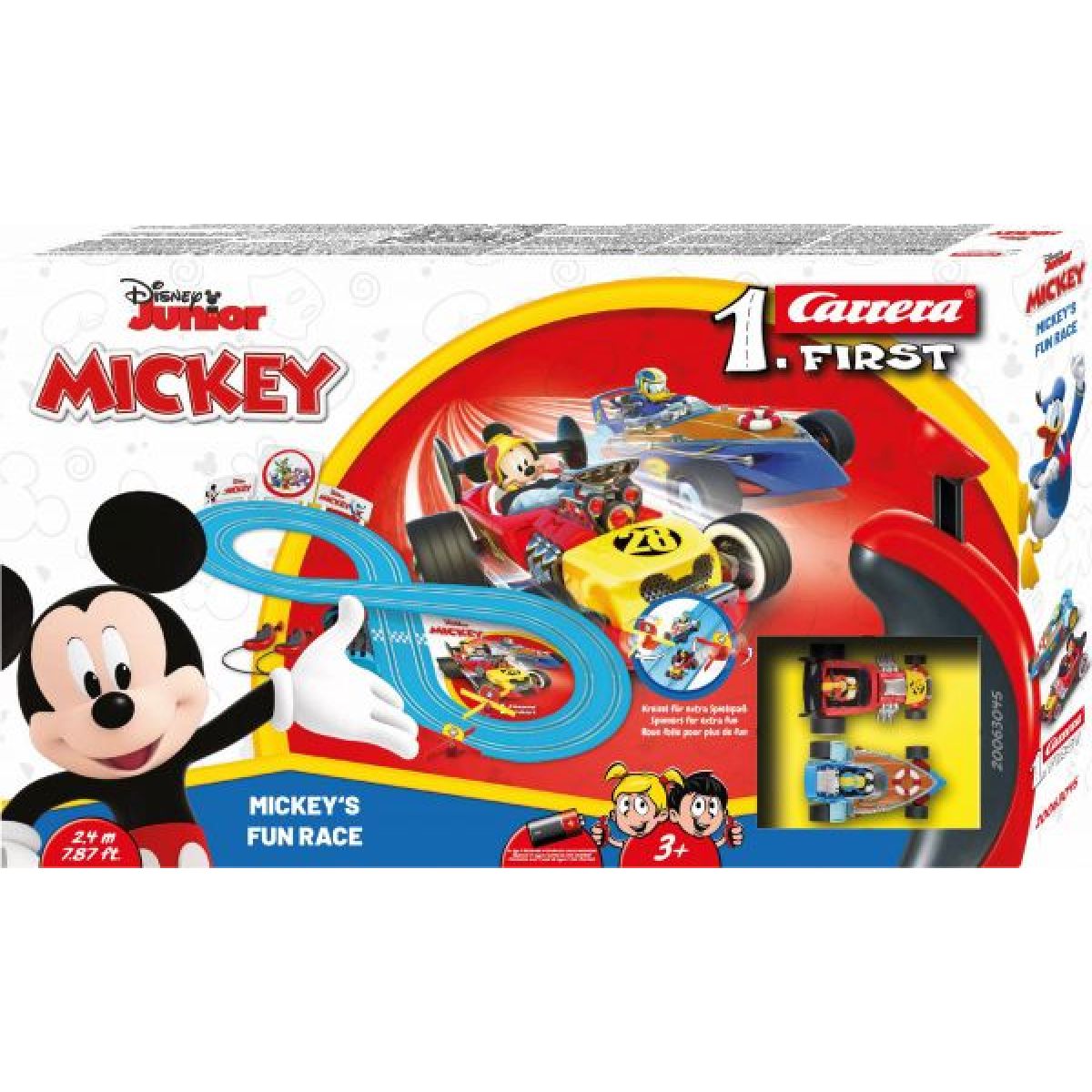 Carrera FIRST 63045 Autodráha Mickey s Fun Race 240 cm