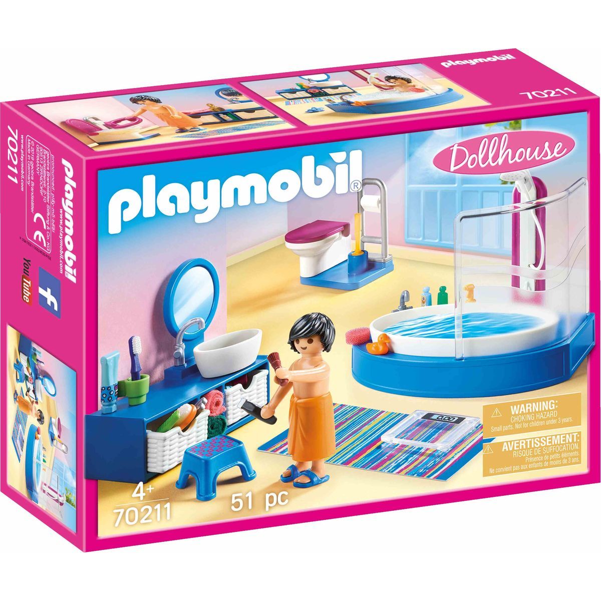 PLAYMOBIL® 70211 Koupelna s vanou