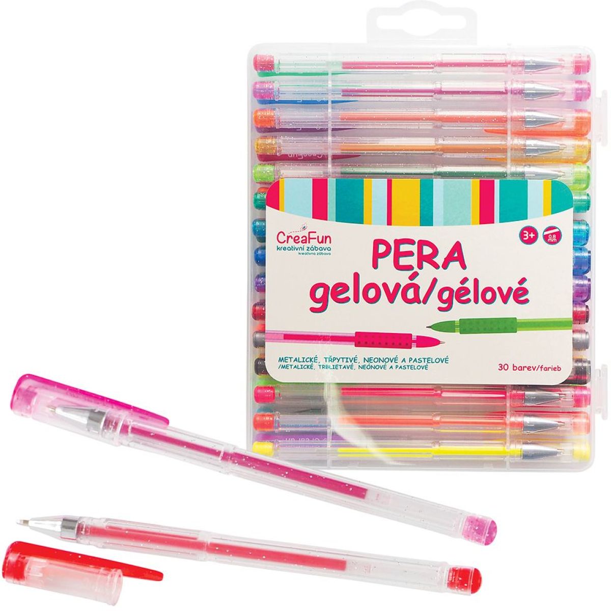 Sparkys CreaFun - Gelová pera 30 barev