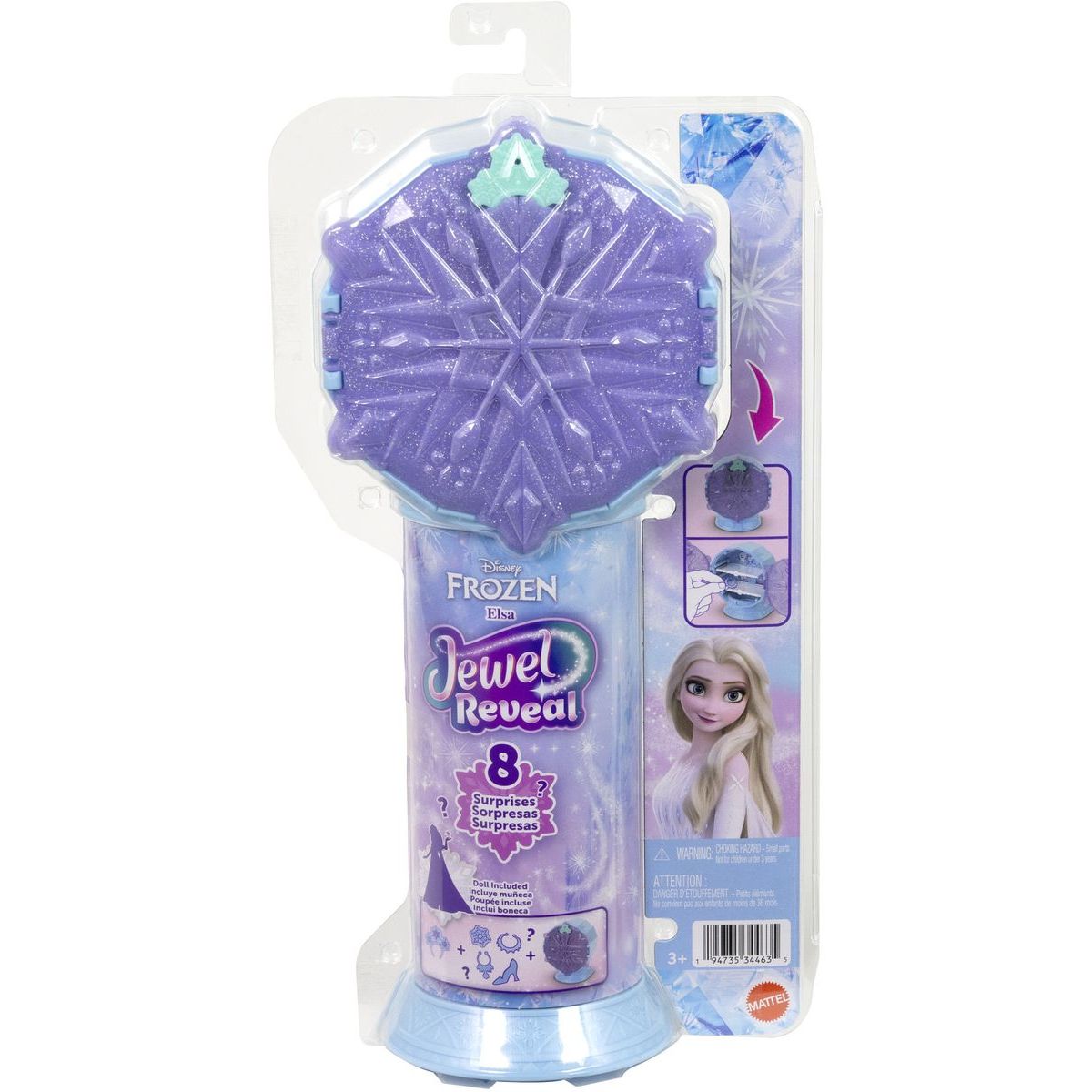 Mattel Ledové království Princezna s překvapením Elsa