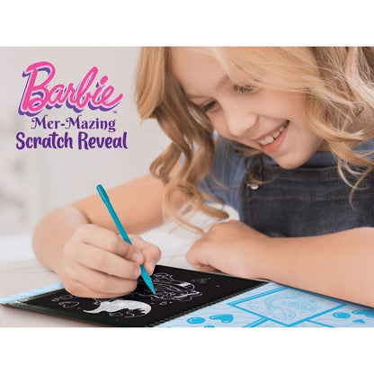 Liscianigiochi Barbie Sketch Book Mer-Mazing Scratch Reveal