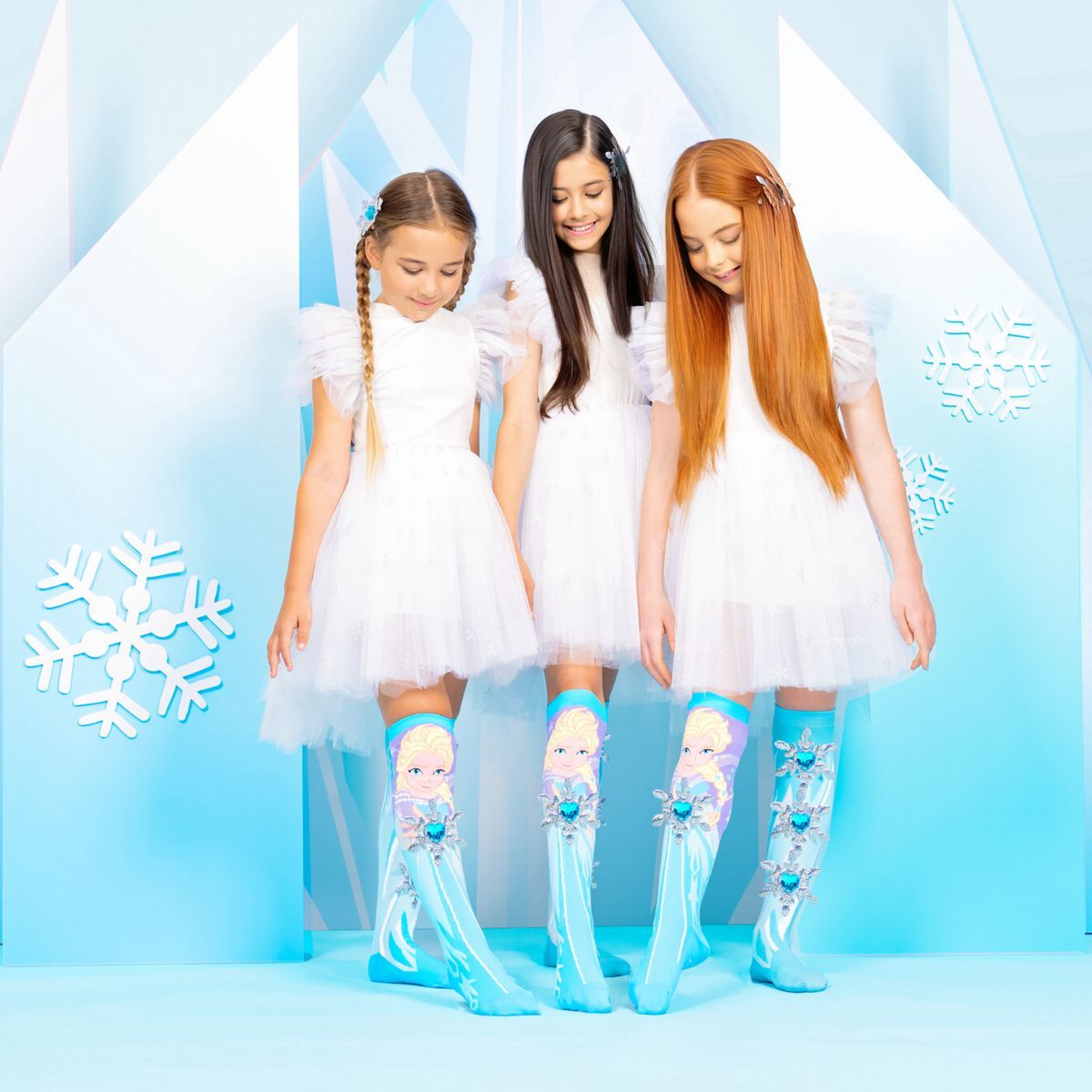 Madmia - Bláznivé podkolenky FROZEN ELSA