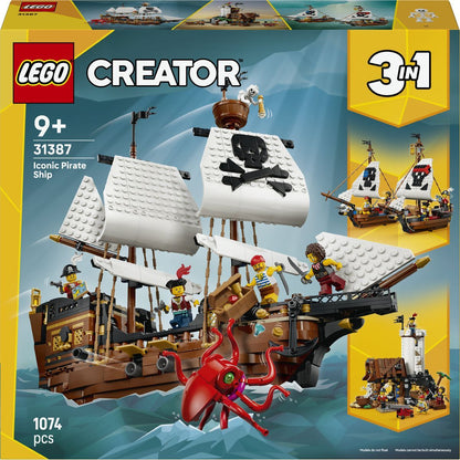 LEGO® Creator 3 v 1 31387 Kultovní pirátská loď