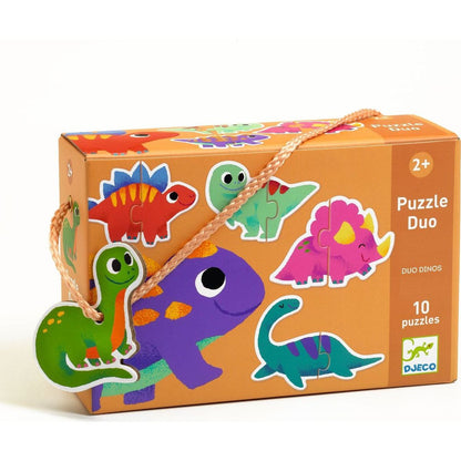 Djeco Duo Puzzle Dinosauři