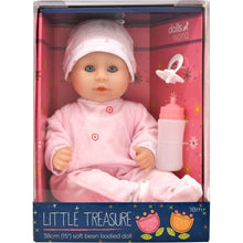 Dolls World - Miminko Little Treasure PINK - 38 cm se zavíracími očima