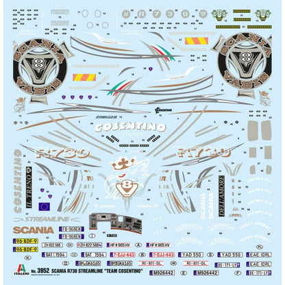 Italeri Model Kit truck 3952 - Scania R 730 Streamline 4x2 Show Trucks (1 : 24)