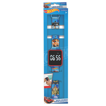 Lexibook Digitální hodinky Hot Wheels s budíkem
