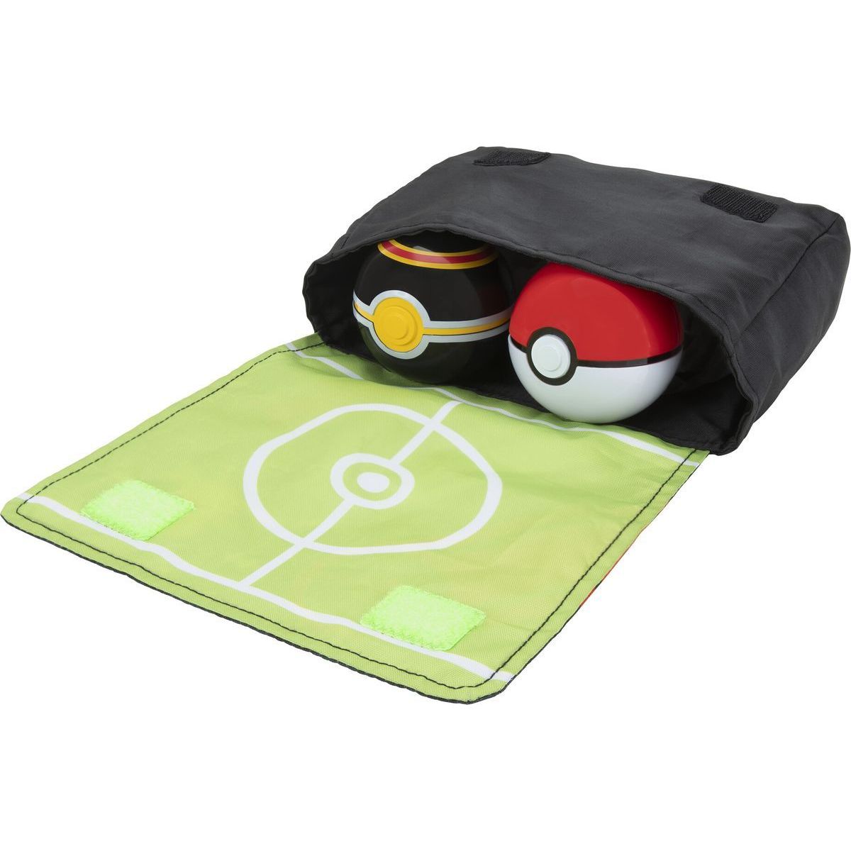 Jazwares Pokemon sada Clip and Go Bandolier W2 Pokéball, Luxury Ball i Pikachu