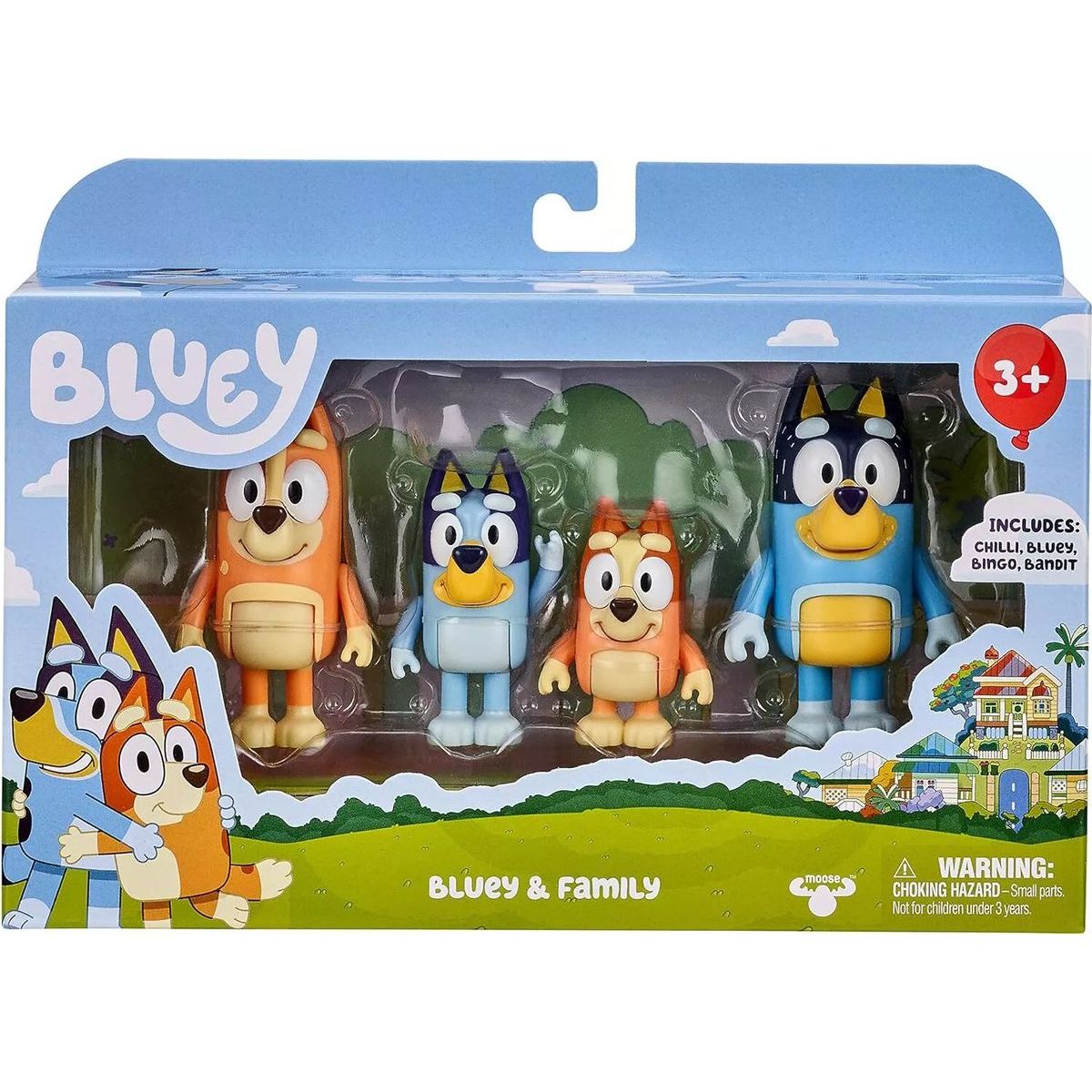 TM Toys Bluey 4 figurky rodina