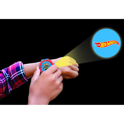 Lexibook Digitální promítací hodinky Hot Wheels s 20 obrázky