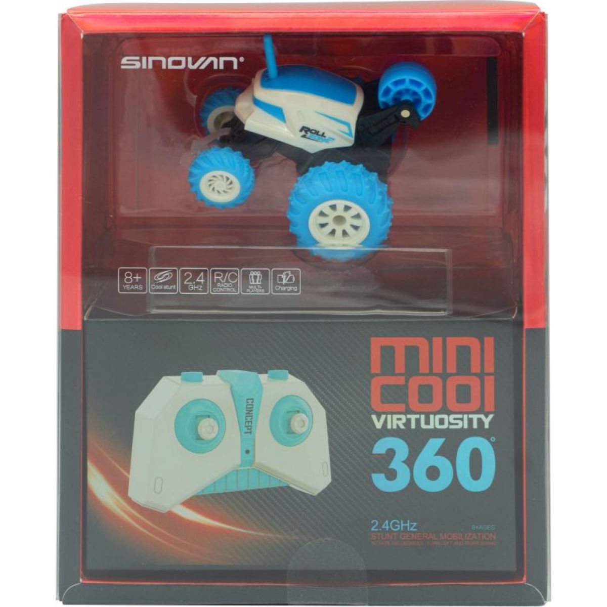 Alltoys Kaskadérské RC auto mini modré (85B)