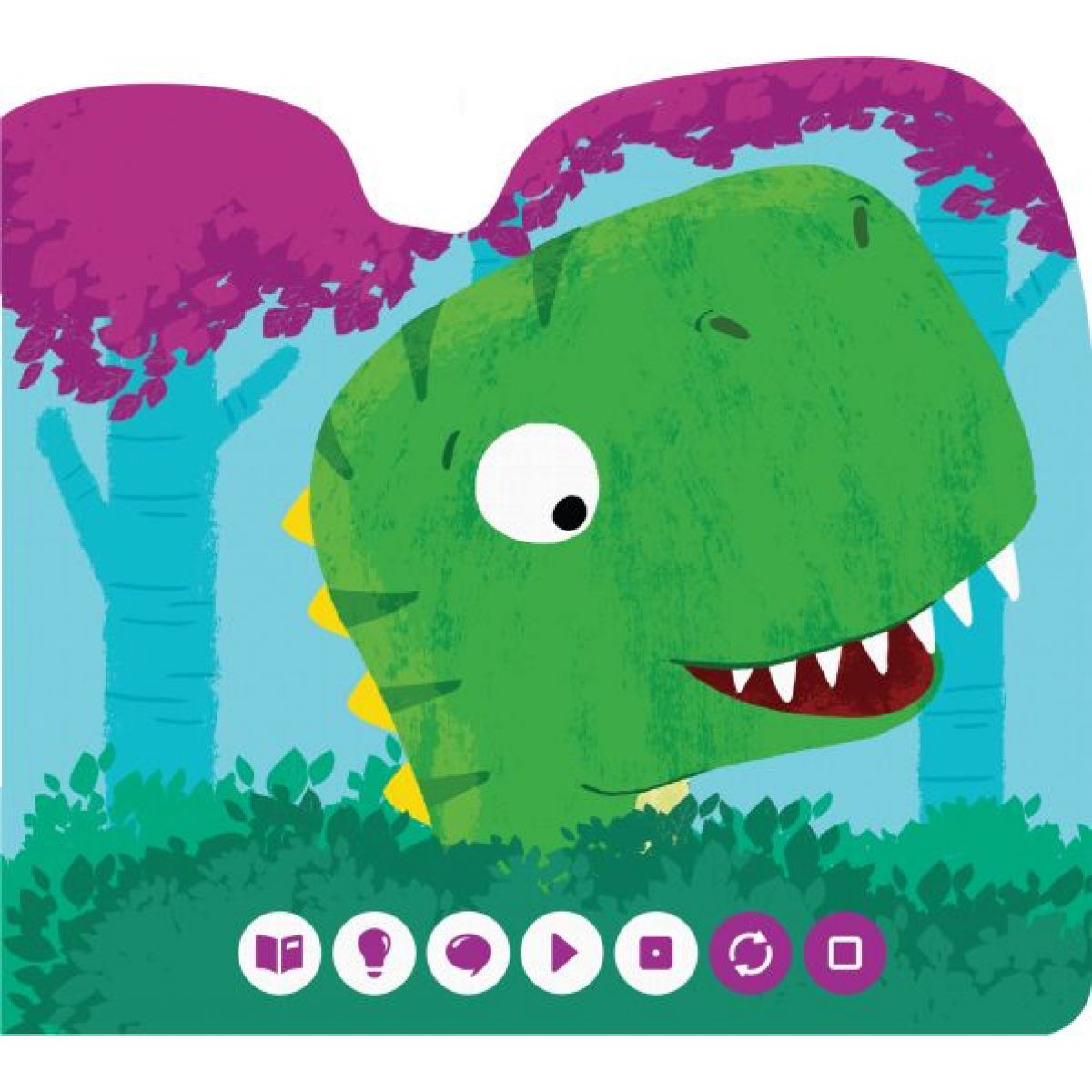 Albi Kouzelné čtení Minikniha s výsekem Dinosauři
