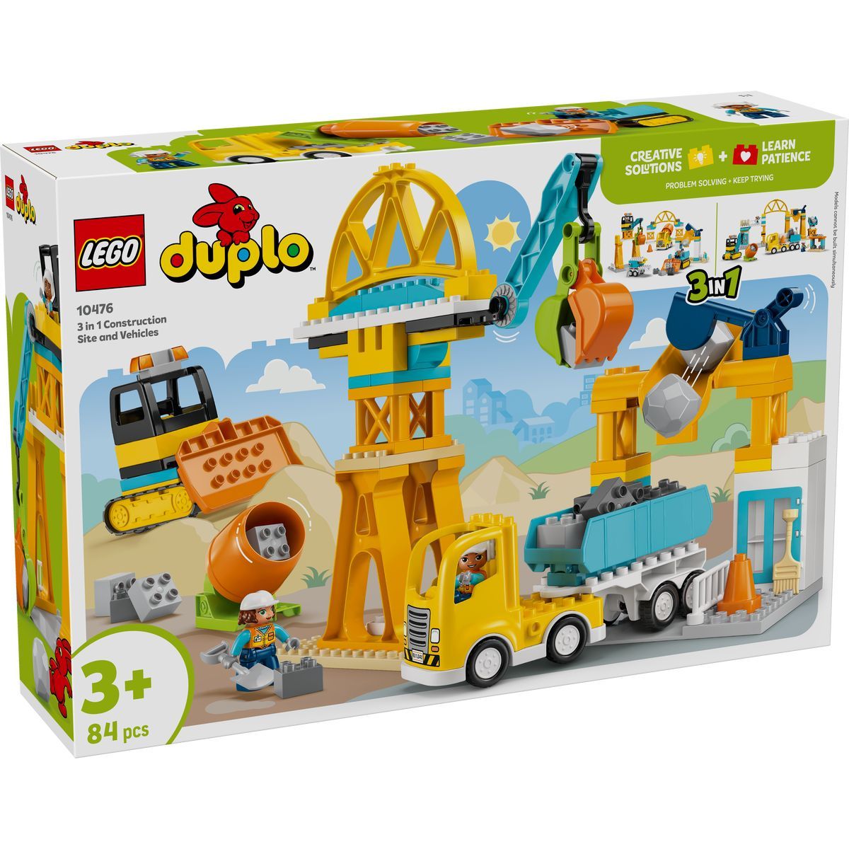LEGO® 10476 Staveniště a vozidla 3 v 1