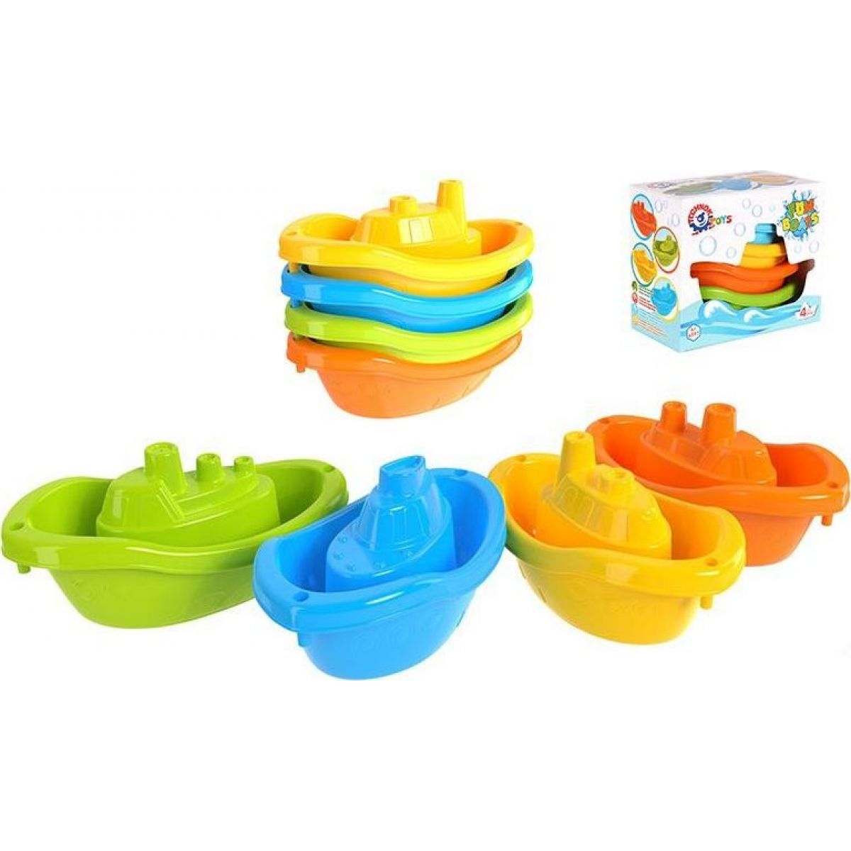 Teddies Lodičky do vody 4 ks 11 cm