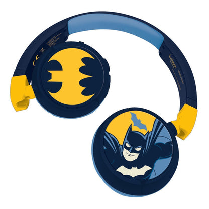 Lexibook 2v1 bluetooth skládací sluchátka Batman s limitem hlasitosti
