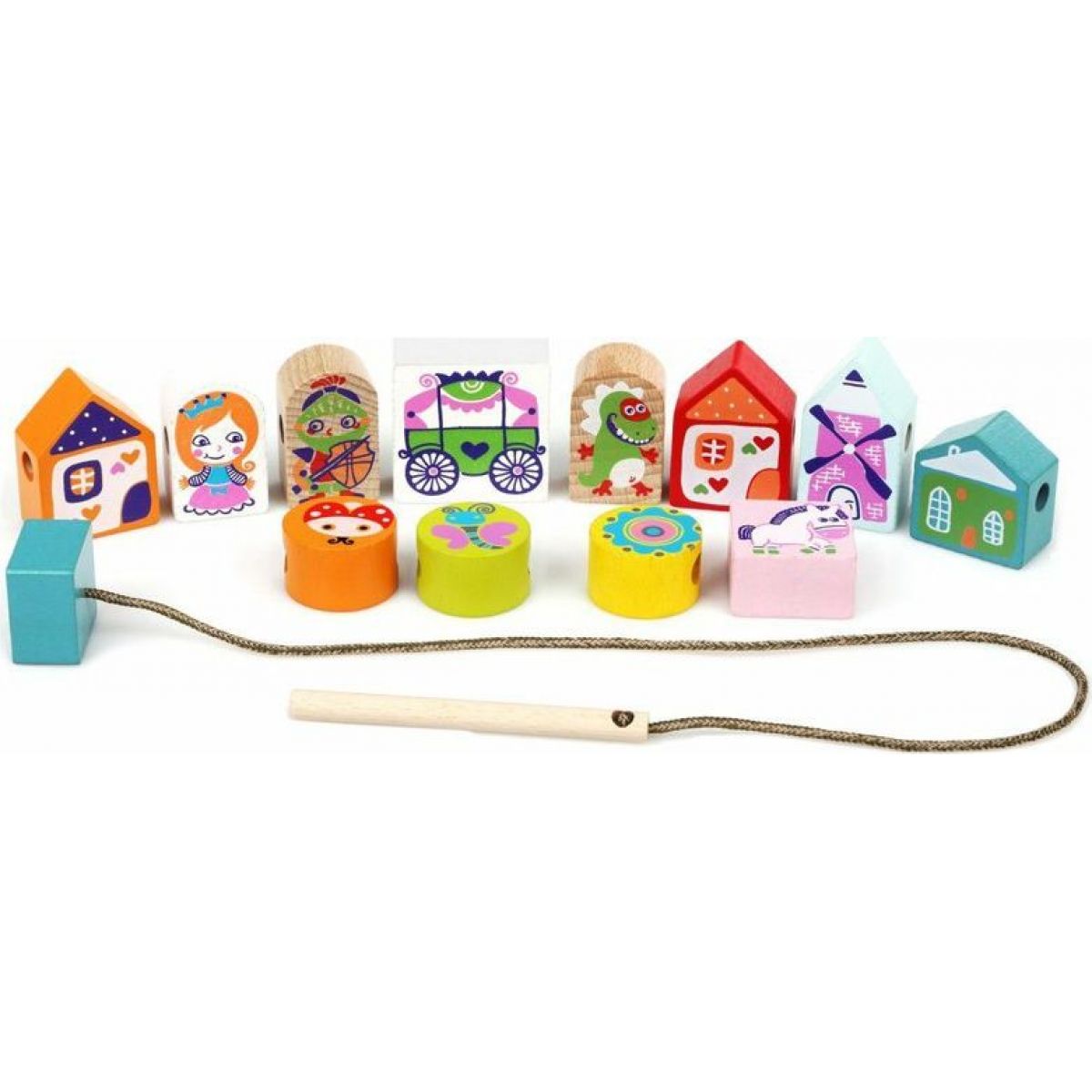 CUBIKA 14309 Navlékací pohádka navlékací set