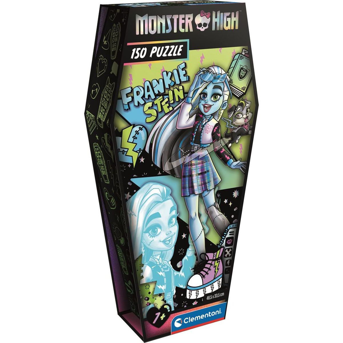 Clementoni Puzzle 150 dílků Monster High Truhla - Frankie Stein