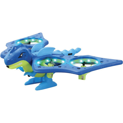RC Dron dinosaurus V48 modrý