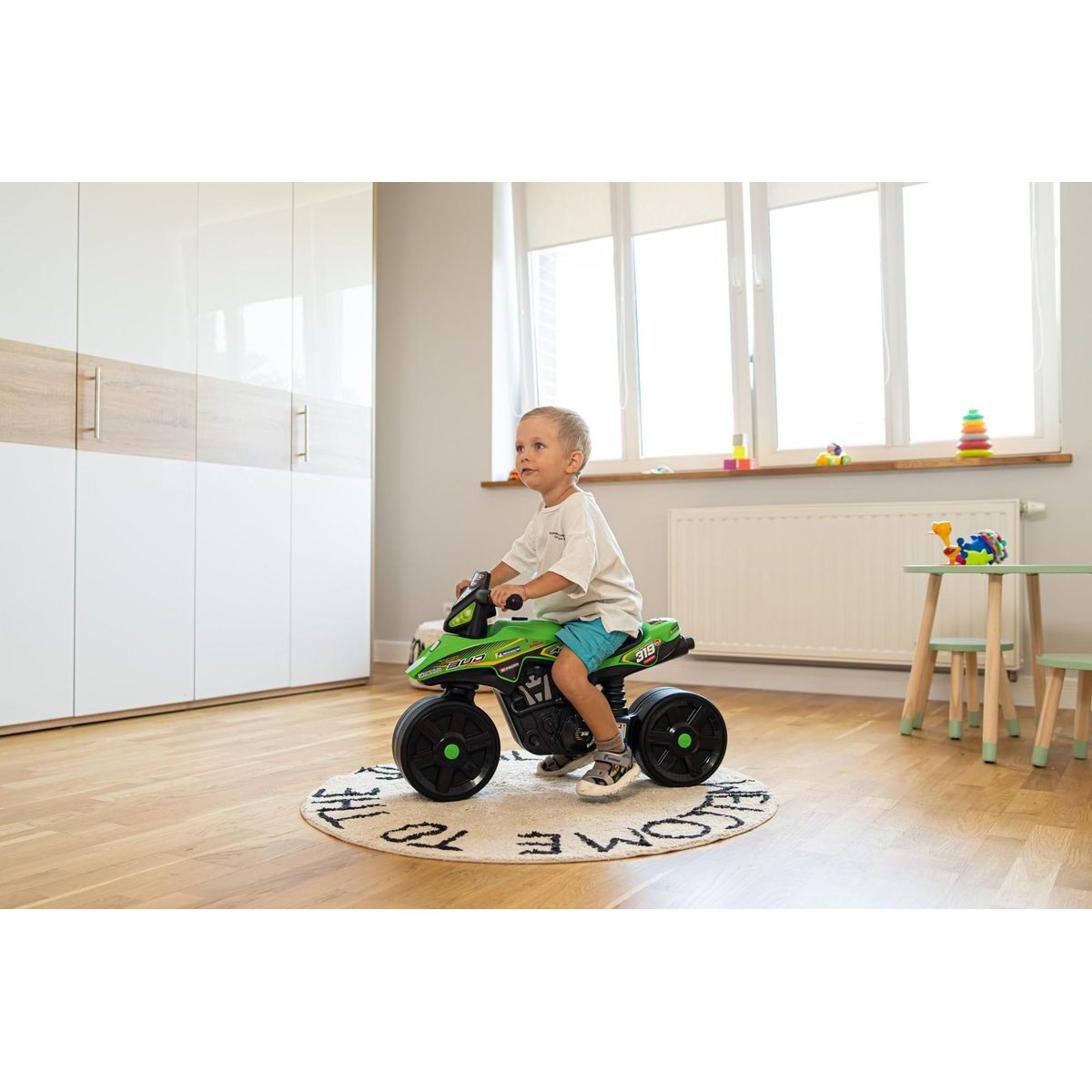 Falk Odrážedlo Racing moto zelené - Poškozený obal