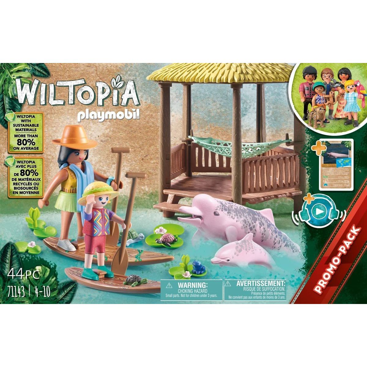 PLAYMOBIL® 71143 Wiltopia Výprava za říčními delfíny
