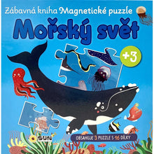 SUN Zábavná magnetická kniha Mořský svět - čti a skkládej