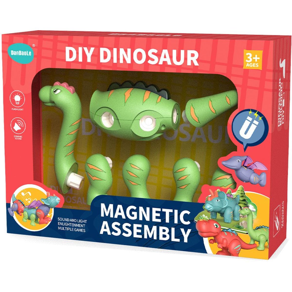 Brachiosarus magnetický skládací