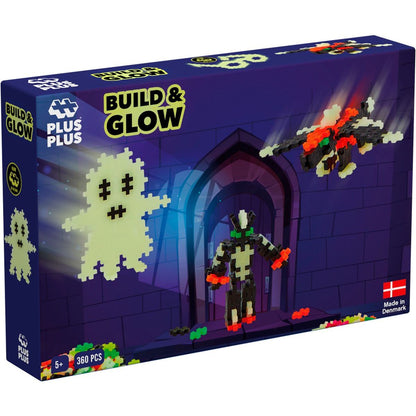 Plus Plus Build and Glow Svítící ve tmě 360 dílků