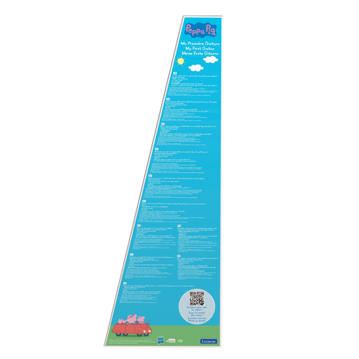 Lexibook Moje první kytara Prasátko Peppa 53 cm