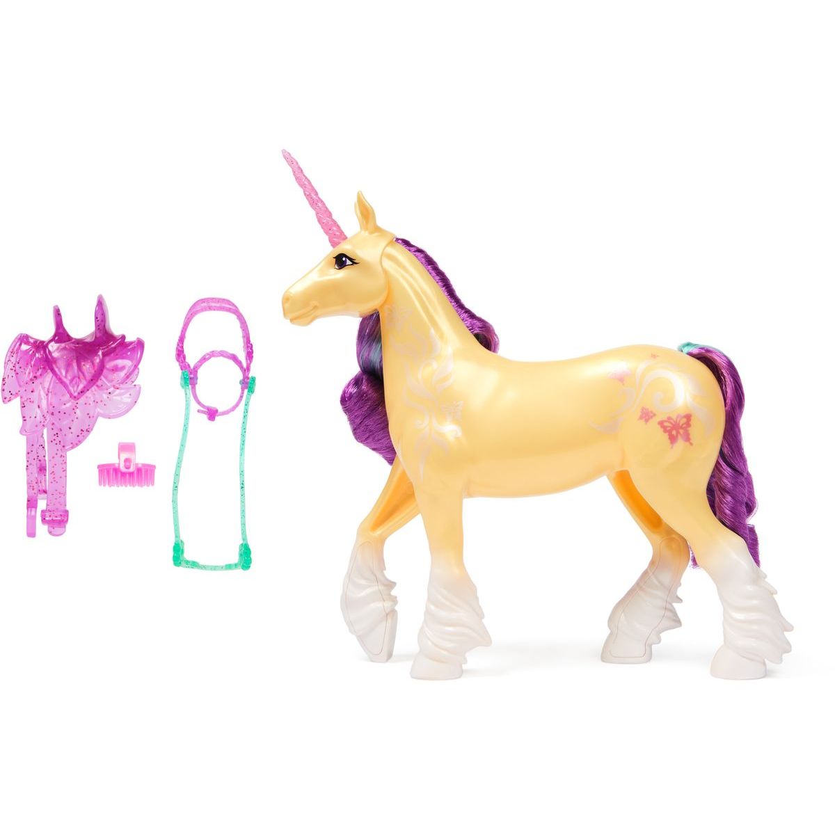 Unicorn Academy česací jednorožec 24 cm Leaf