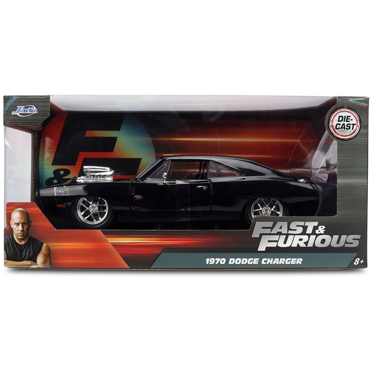 Jada Rychle a zběsile auto 1970 Dodge Charger 1:24