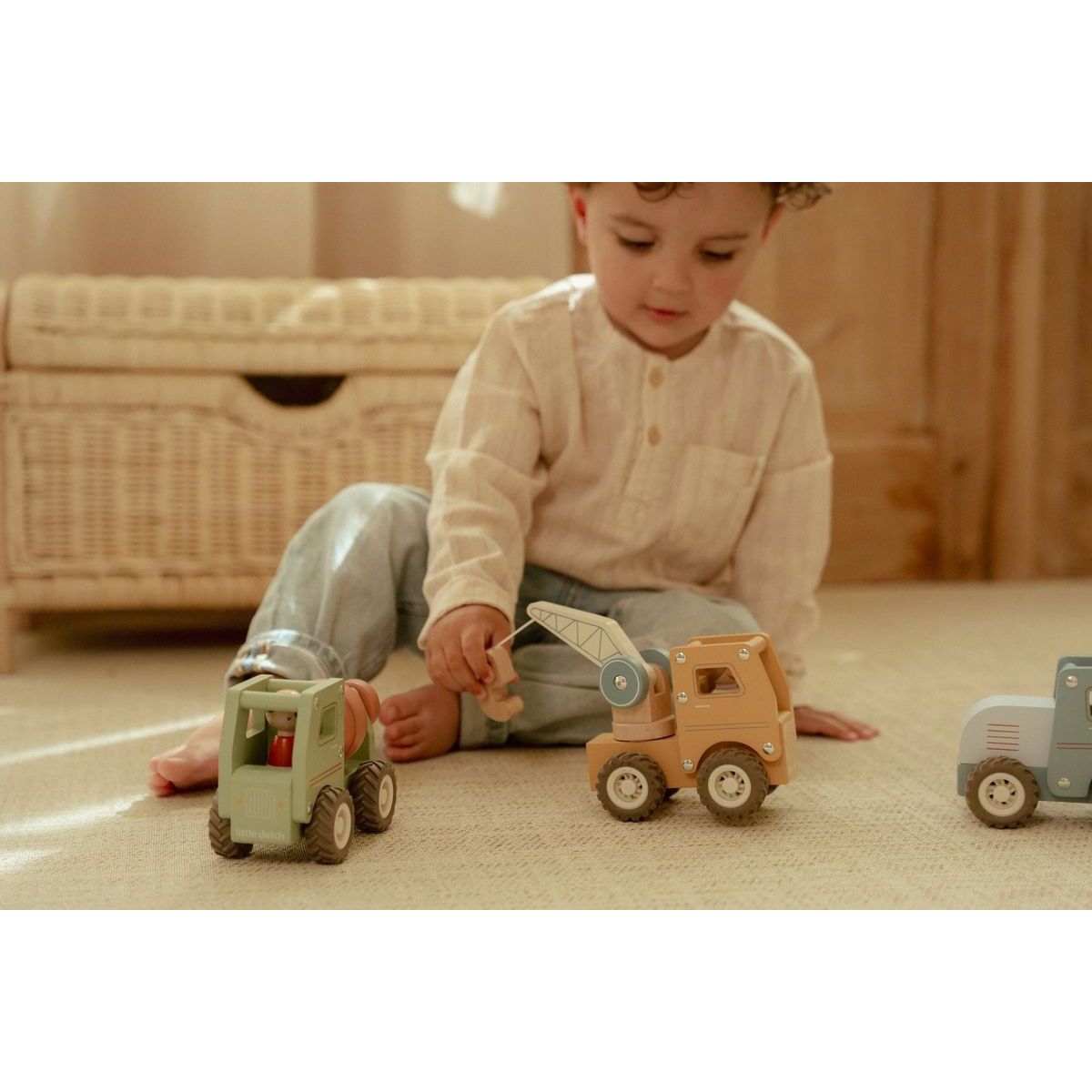 Little Dutch Autojeřáb dřevěný