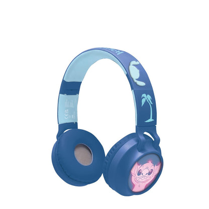 Lexibook 3D bezdrátová sluchátka Stitch se světelnými efekty a limitem hlasitosti